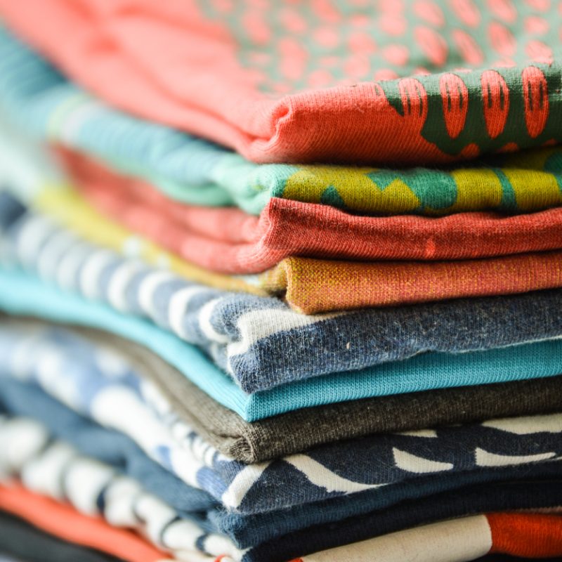 T-shirts in several colours